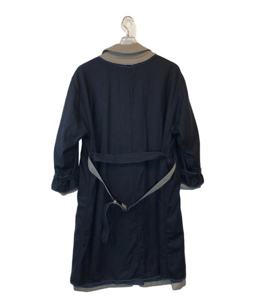 YOKE（ヨーク）YOKE (ヨーク) REVERSIBLE TRENCH COAT カーキ×ブラック サイズ:2の古着・服飾アイテム