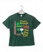 DELTAデルタ）の古着「スヌーピープリントTシャツ」｜グリーン