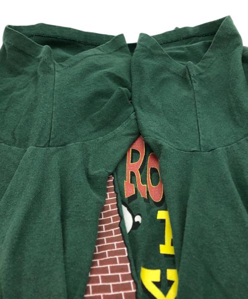 DELTA（デルタ）DELTA (デルタ) スヌーピープリントTシャツ グリーン サイズ:XLの古着・服飾アイテム