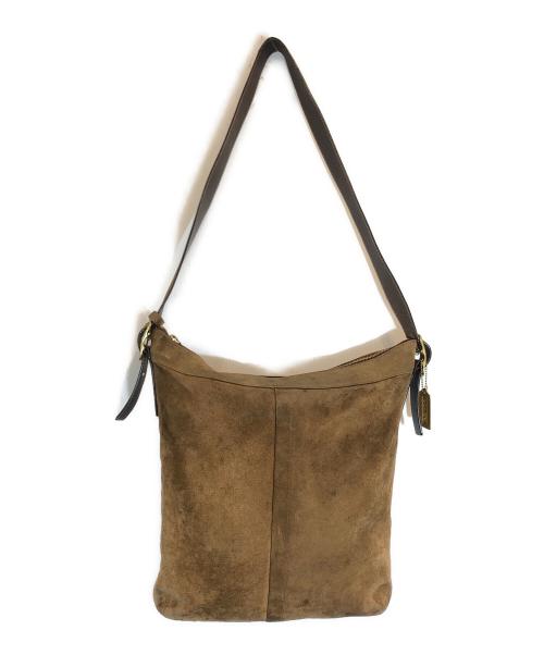 COACH（コーチ）COACH (コーチ) スウェードショルダーバッグ ブラウン サイズ:下記参照の古着・服飾アイテム