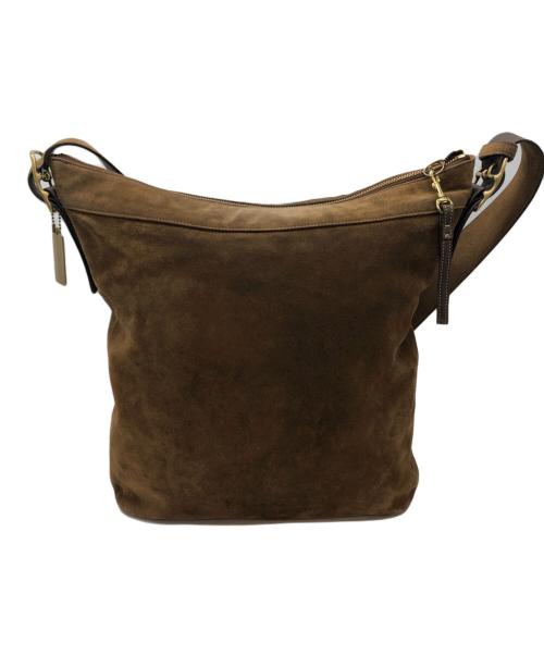 COACH（コーチ）COACH (コーチ) スウェードショルダーバッグ ブラウン サイズ:下記参照の古着・服飾アイテム