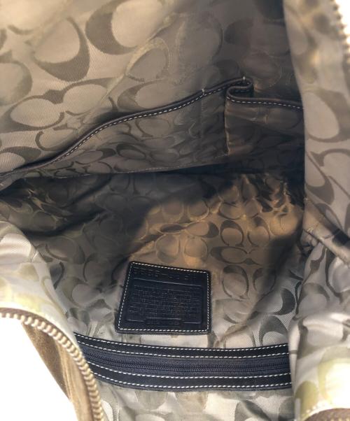 COACH（コーチ）COACH (コーチ) スウェードショルダーバッグ ブラウン サイズ:下記参照の古着・服飾アイテム