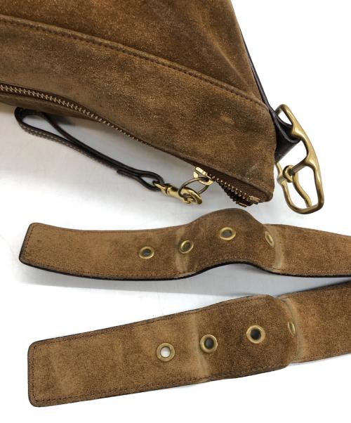 COACH（コーチ）COACH (コーチ) スウェードショルダーバッグ ブラウン サイズ:下記参照の古着・服飾アイテム