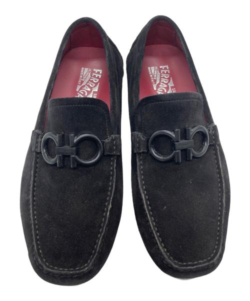 Salvatore Ferragamo（サルヴァトーレ フェラガモ）Salvatore Ferragamo (サルヴァトーレ フェラガモ) ドライビングシューズ ブラック サイズ:6 1/2の古着・服飾アイテム