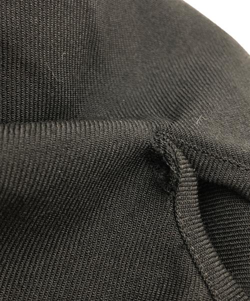 GROUND Y（グラウンドワイ）GROUND Y (グラウンドワイ) アシンメトリーカラーウール長袖シャツ ブラック サイズ:SIZE 3の古着・服飾アイテム