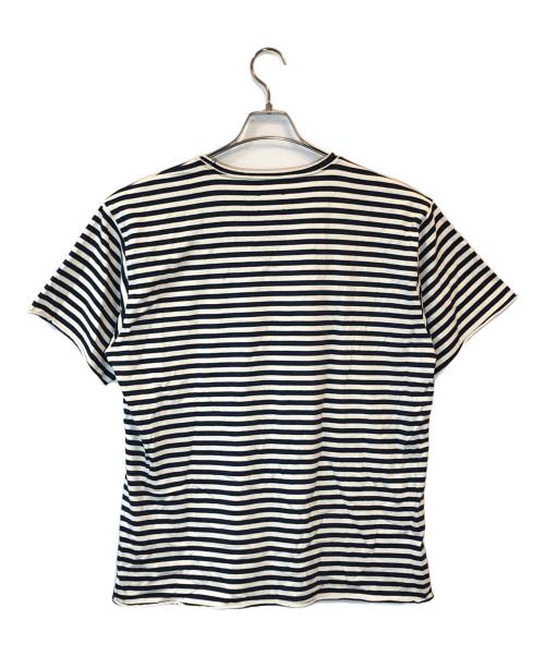 Aime Leon Dore（エメ レオン ドレ）Aime Leon Dore (エメ レオン ドレ) ボーダーロゴＴシャツ ネイビー サイズ:SIZE Mの古着・服飾アイテム
