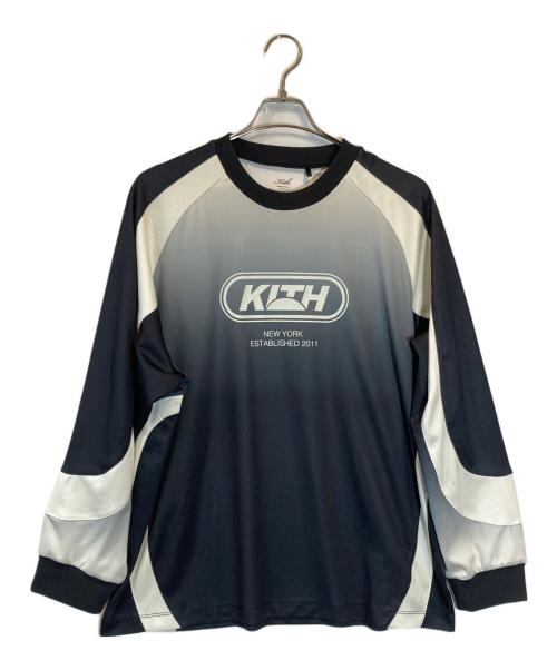 KITH（キス）KITH (キス) メッシュカットソー グレー サイズ:SIZE Lの古着・服飾アイテム