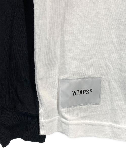 WTAPS（ダブルタップス）WTAPS (ダブルタップス) Cut & Sewn 11 長袖Tシャツ ホワイト×ブラック サイズ:SIZE X02の古着・服飾アイテム