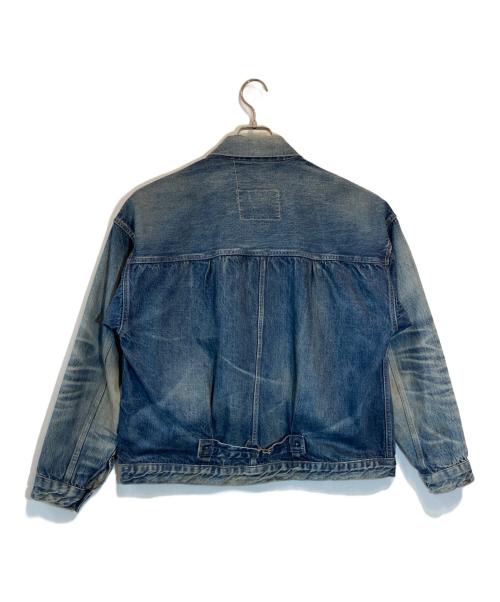 SAINT MICHAEL（セントマイケル）SAINT MICHAEL (セントマイケル) Berberjin (ベンベルジン) 25SS DENIM JACKET DAMAGE インディゴ サイズ:SIZE Lの古着・服飾アイテム