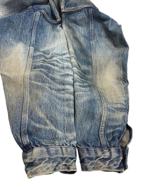SAINT MICHAEL（セントマイケル）SAINT MICHAEL (セントマイケル) Berberjin (ベンベルジン) 25SS DENIM JACKET DAMAGE インディゴ サイズ:SIZE Lの古着・服飾アイテム