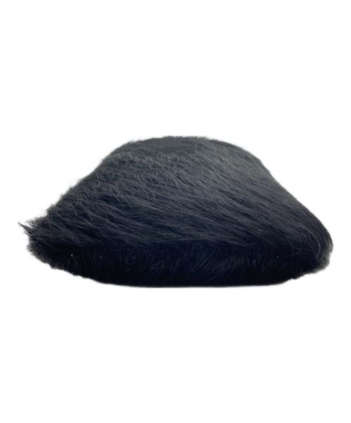 DRIES VAN NOTEN（ドリスヴァンノッテン）DRIES VAN NOTEN (ドリスヴァンノッテン) ヘアリーレザーフォンポーチ ブラックの古着・服飾アイテム