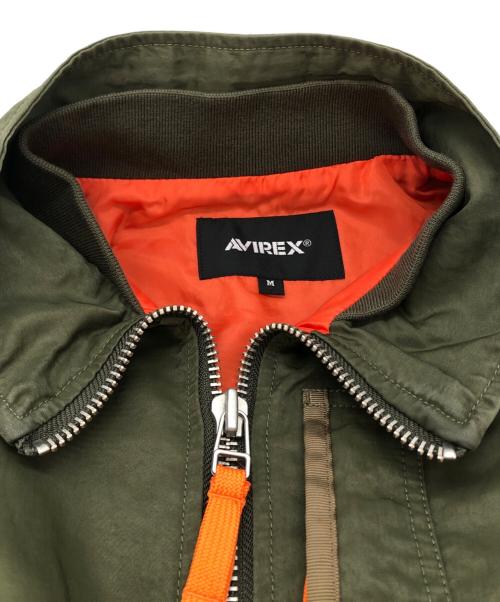 AVIREX（アヴィレックス）AVIREX (アヴィレックス) L-2 フライトジャケット カーキ サイズ:SIZE Mの古着・服飾アイテム