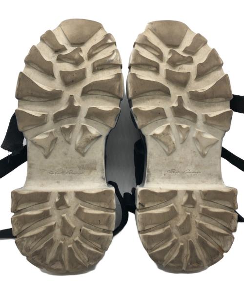 RICK OWENS（リックオウエンス）RICK OWENS (リックオウエンス) tractor sandal ブラック サイズ:36の古着・服飾アイテム