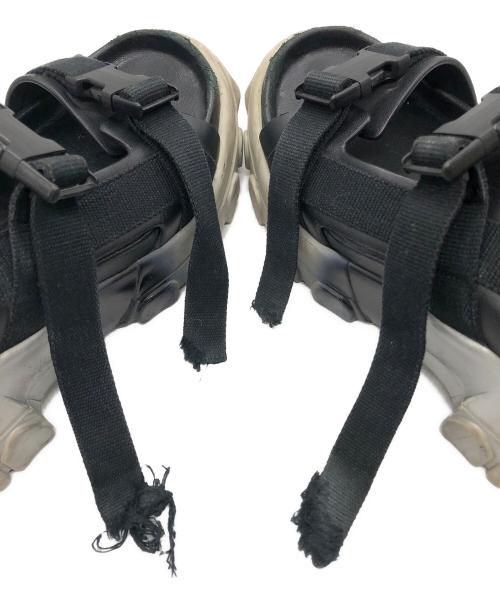 RICK OWENS（リックオウエンス）RICK OWENS (リックオウエンス) tractor sandal ブラック サイズ:36の古着・服飾アイテム