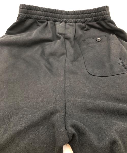 doublet（ダブレット）doublet (ダブレット) DESTROYED SWEAT PANTS ブラック サイズ:SIZE Mの古着・服飾アイテム