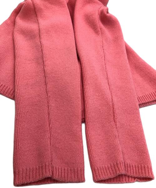 COMME des GARCONS GIRL（コムデギャルソンガール）COMME des GARCONS GIRL (コムデギャルソンガール) クロップ丈クルーネックニット ピンク サイズ:SIZE Mの古着・服飾アイテム
