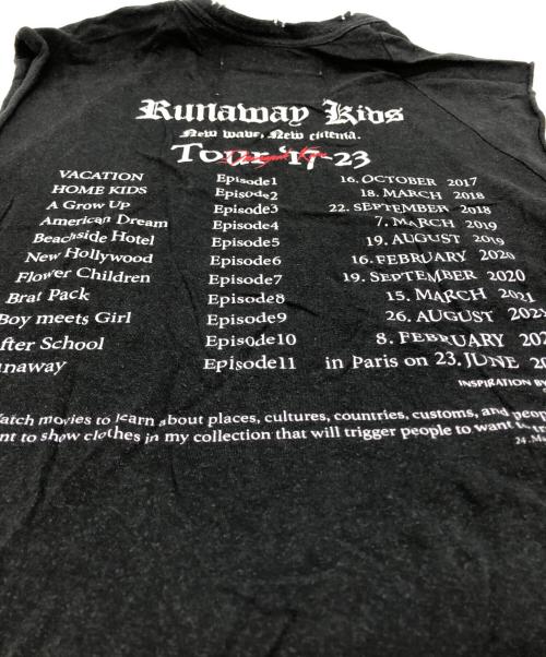 DAIRIKU（ダイリク）DAIRIKU (ダイリク) New No-sleeve Tee ブラック サイズ:Lの古着・服飾アイテム