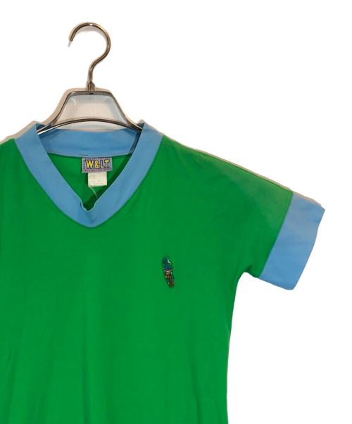 WILD AND LETHAL TRASH（ワイルド アンド リーサル トラッシュ）WILD AND LETHAL TRASH (ワイルド アンド リーサル トラッシュ) パクパクくんストレッチカットソー グリーン サイズ:XSの古着・服飾アイテム