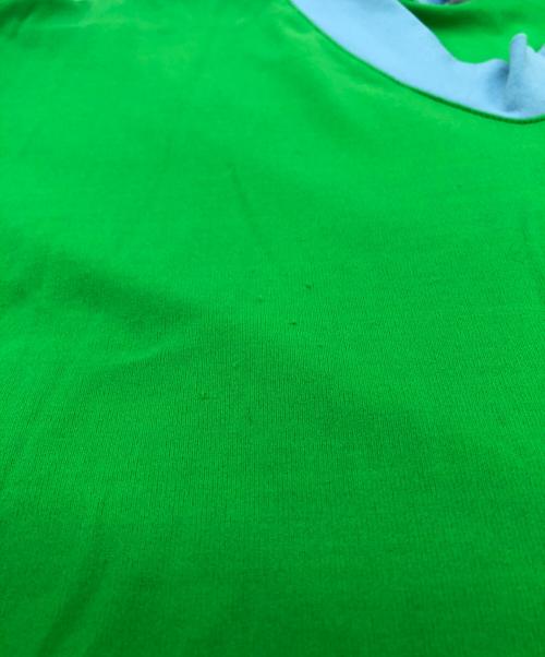 WILD AND LETHAL TRASH（ワイルド アンド リーサル トラッシュ）WILD AND LETHAL TRASH (ワイルド アンド リーサル トラッシュ) パクパクくんストレッチカットソー グリーン サイズ:XSの古着・服飾アイテム