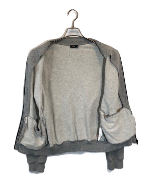 JUNIOR GAULTIER（ジュニアゴルチエ）JUNIOR GAULTIER (ジュニアゴルチエ) プリントスウェットブルゾン グレー サイズ:14Aの古着・服飾アイテム