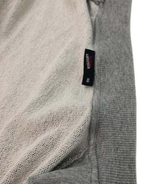 JUNIOR GAULTIER（ジュニアゴルチエ）JUNIOR GAULTIER (ジュニアゴルチエ) プリントスウェットブルゾン グレー サイズ:14Aの古着・服飾アイテム