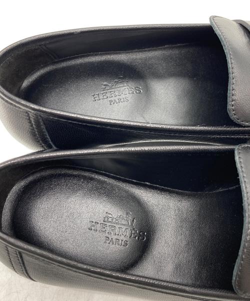 HERMES（エルメス）HERMES (エルメス) モカシン ロワイヤル ブラック サイズ:36の古着・服飾アイテム