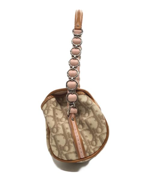 Christian Dior（クリスチャン ディオール）Christian Dior (クリスチャン ディオール) ロマンティック ハートチャーム トロッターハンドバッグ ベージュ サイズ:下記参照の古着・服飾アイテム