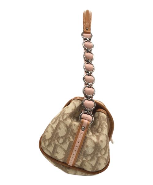 Christian Dior（クリスチャン ディオール）Christian Dior (クリスチャン ディオール) ロマンティック ハートチャーム トロッターハンドバッグ ベージュ サイズ:下記参照の古着・服飾アイテム