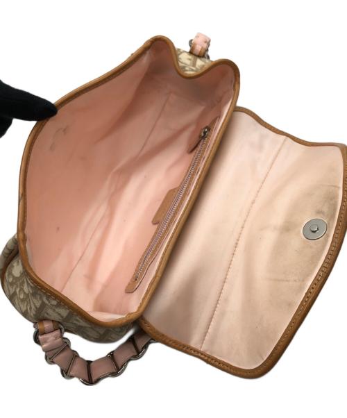 Christian Dior（クリスチャン ディオール）Christian Dior (クリスチャン ディオール) ロマンティック ハートチャーム トロッターハンドバッグ ベージュ サイズ:下記参照の古着・服飾アイテム