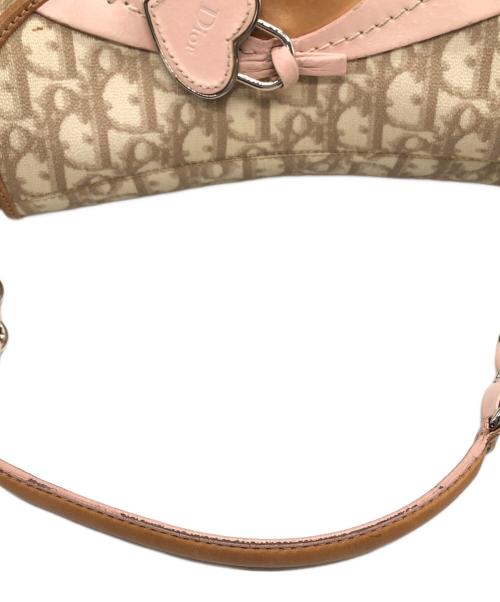 Christian Dior（クリスチャン ディオール）Christian Dior (クリスチャン ディオール) ロマンティック ハートチャーム トロッターハンドバッグ ベージュ サイズ:下記参照の古着・服飾アイテム
