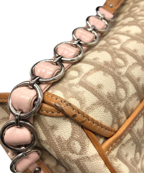 Christian Dior（クリスチャン ディオール）Christian Dior (クリスチャン ディオール) ロマンティック ハートチャーム トロッターハンドバッグ ベージュ サイズ:下記参照の古着・服飾アイテム