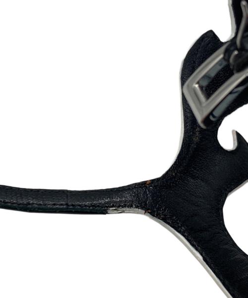 PRADA（プラダ）PRADA (プラダ) Flame patent leather  pumps ブラック サイズ:37の古着・服飾アイテム