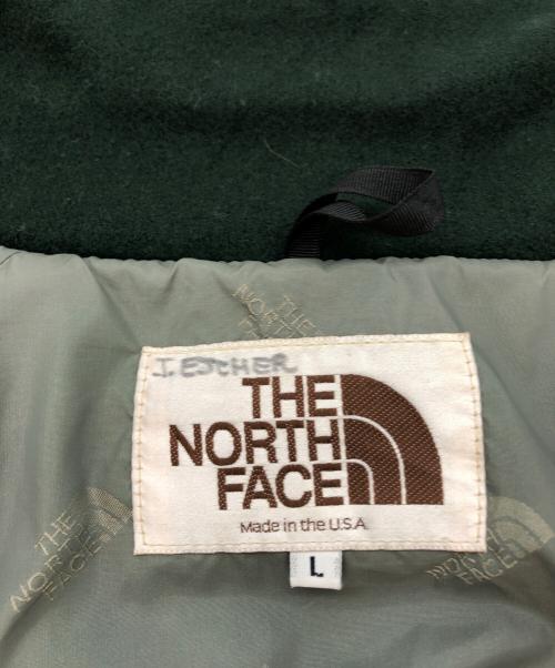 THE NORTH FACE（ザ ノース フェイス）THE NORTH FACE (ザ ノース フェイス) 茶タグ ウールハーフコート グリーン サイズ:Lの古着・服飾アイテム