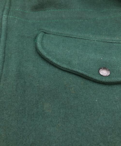 THE NORTH FACE（ザ ノース フェイス）THE NORTH FACE (ザ ノース フェイス) 茶タグ ウールハーフコート グリーン サイズ:Lの古着・服飾アイテム