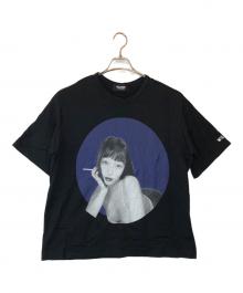 WILD SIDE YOHJI YAMAMOTO（ワイルドサイド ヨウジ ヤマモト）の古着「Kie Einzelganger Portrait T-shirt B」｜ブラック