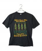 USEDユーズド）の古着「BLACK HISTORY Tシャツ」｜ブラック