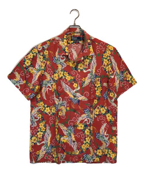POLO RALPH LAUREN（ポロ・ラルフローレン）POLO RALPH LAUREN (ポロ・ラルフローレン) ANDY CAMP アロハシャツ レッド サイズ:SIZE Lの古着・服飾アイテム