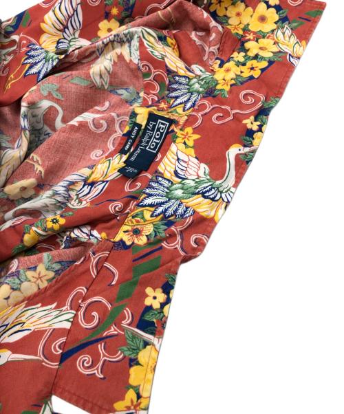 POLO RALPH LAUREN（ポロ・ラルフローレン）POLO RALPH LAUREN (ポロ・ラルフローレン) ANDY CAMP アロハシャツ レッド サイズ:SIZE Lの古着・服飾アイテム