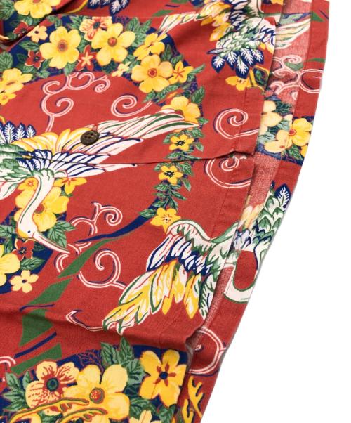 POLO RALPH LAUREN（ポロ・ラルフローレン）POLO RALPH LAUREN (ポロ・ラルフローレン) ANDY CAMP アロハシャツ レッド サイズ:SIZE Lの古着・服飾アイテム