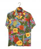 POLO RALPH LAURENポロ・ラルフローレン）の古着「CALD WELL アロハシャツ」｜レッド