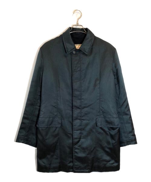 HERMES（エルメス）HERMES (エルメス) 中綿ステンカラーコート ネイビー サイズ:SIZE 48の古着・服飾アイテム