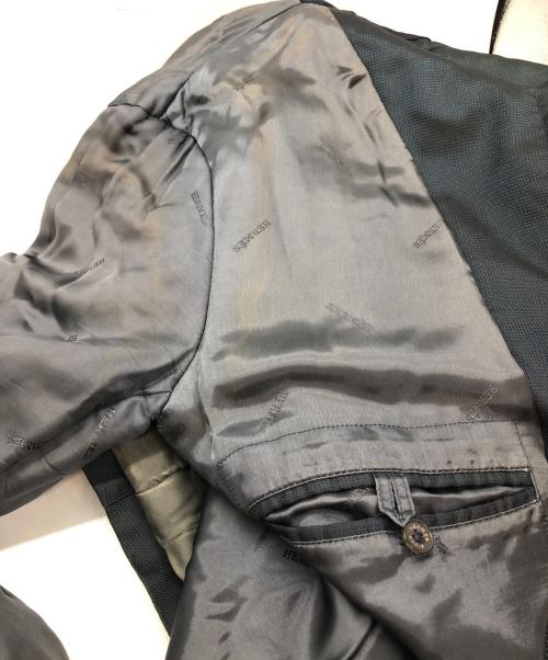 HERMES（エルメス）HERMES (エルメス) 中綿ステンカラーコート ネイビー サイズ:SIZE 48の古着・服飾アイテム