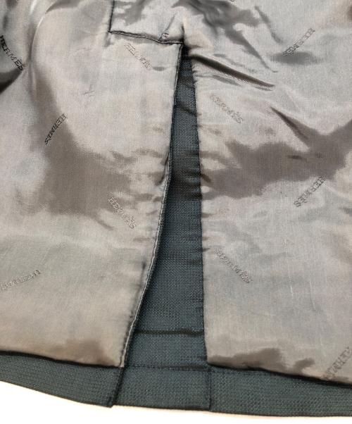 HERMES（エルメス）HERMES (エルメス) 中綿ステンカラーコート ネイビー サイズ:SIZE 48の古着・服飾アイテム