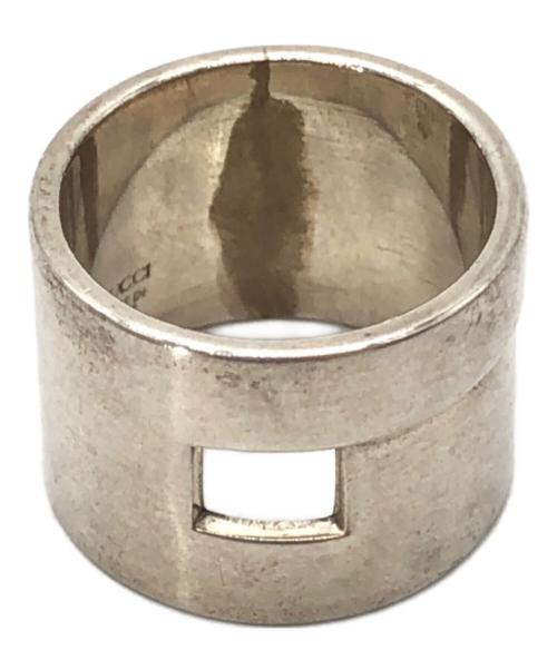 GUCCI（グッチ）GUCCI (グッチ) Gロゴワイドリング サイズ:下記参照の古着・服飾アイテム