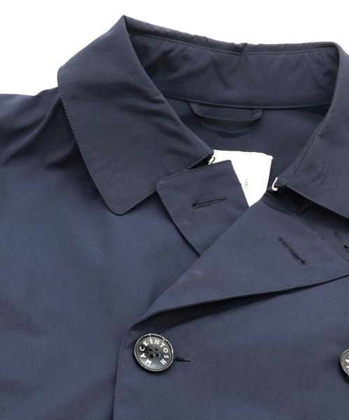MACKINTOSH（マッキントッシュ）MACKINTOSH (マッキントッシュ) FETLAR ベルテッドコート ネイビー サイズ:38の古着・服飾アイテム