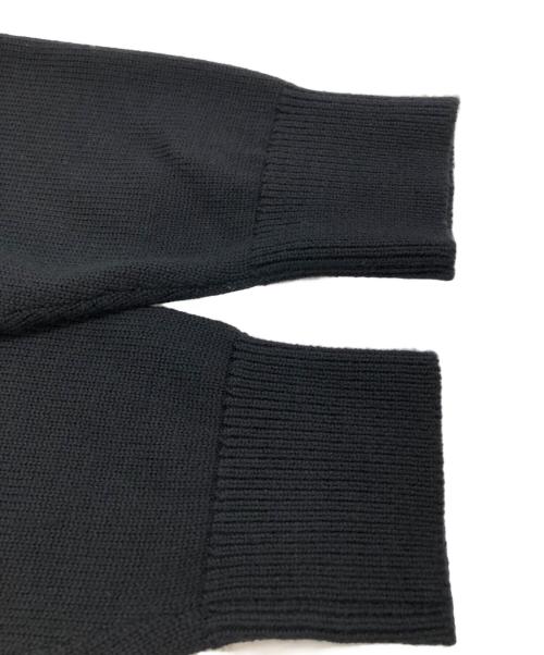 BATONER（バトナ―）BATONER (バトナ―) エイジングハーフジップ ニットセーター ブラック サイズ:2の古着・服飾アイテム