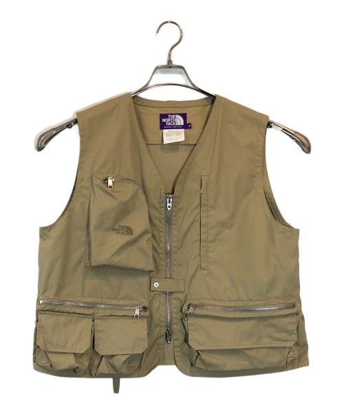 THE NORTHFACE PURPLELABEL（ザ・ノースフェイス パープルレーベル）THE NORTHFACE PURPLELABEL (ザ・ノースフェイス パープルレーベル) 65/35 Angle Vest カーキ サイズ:SIZE Mの古着・服飾アイテム