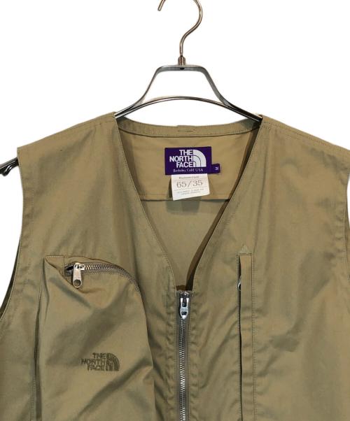 THE NORTHFACE PURPLELABEL（ザ・ノースフェイス パープルレーベル）THE NORTHFACE PURPLELABEL (ザ・ノースフェイス パープルレーベル) 65/35 Angle Vest カーキ サイズ:SIZE Mの古着・服飾アイテム