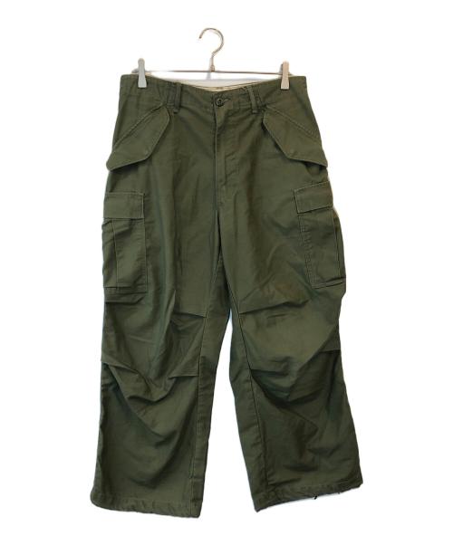 US ARMY（ユーエスアーミー）US ARMY (ユーエスアーミー) M-65フィールドパンツ グリーン サイズ:SHORT-SMALLの古着・服飾アイテム