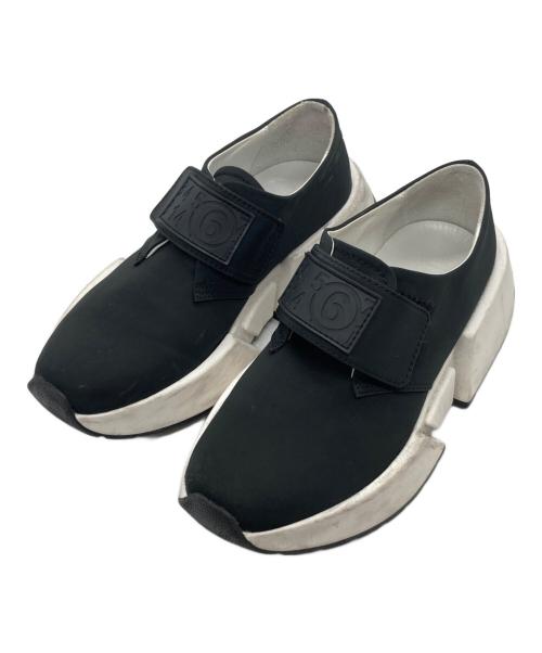 MM6 Maison Margiela（エムエムシックスメゾンマルジェラ）MM6 Maison Margiela (エムエムシックスメゾンマルジェラ) ローカットスニーカー ブラック サイズ:36の古着・服飾アイテム